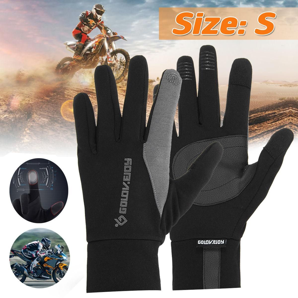 1 Pair Motorcycle Gloves Waterproof Guantes Moto Touch Screen Warm S/M/L/XL