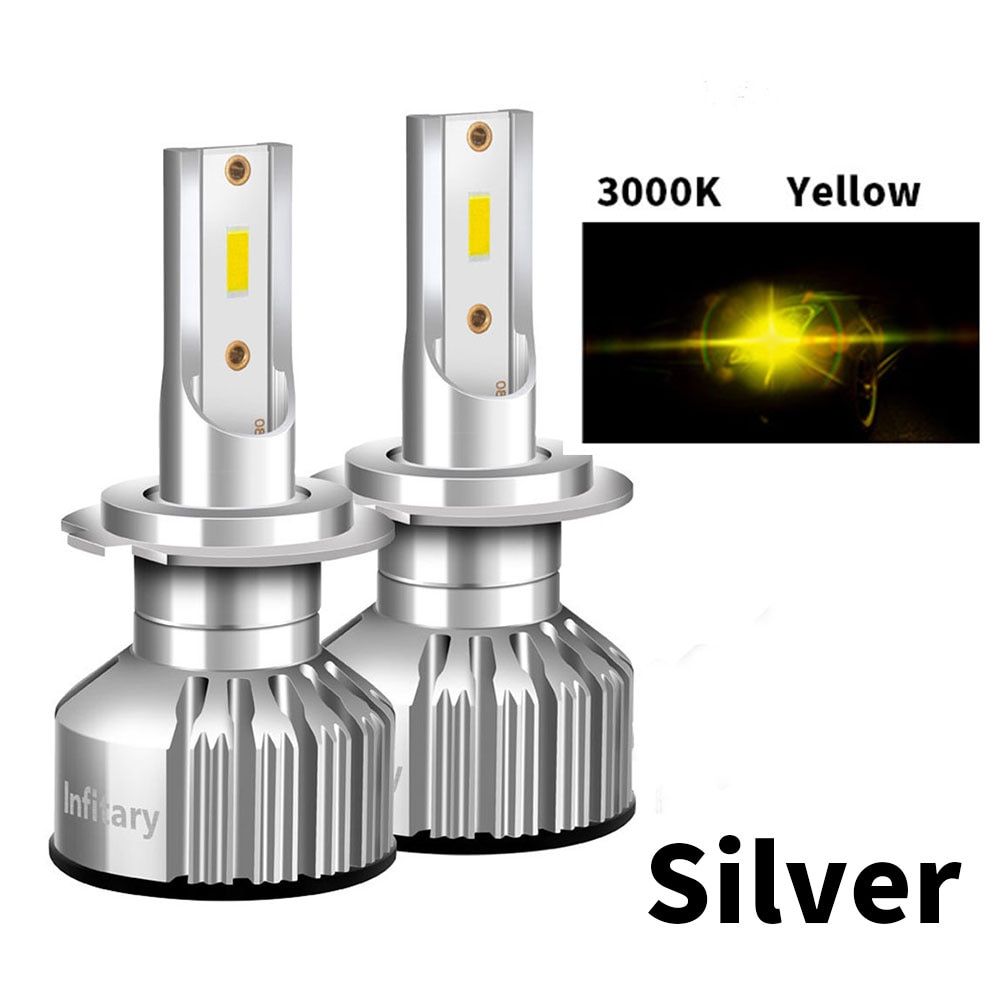 Infitary H4 H7 LED Car Headlight Bulbs ZES Chips 14000Lm 6500K 4500K H1 H3 H11 H13 9004 9005 9006 9007 HB3 HB4 Auto Fog Lights-9004/HB1 Hi/Lo