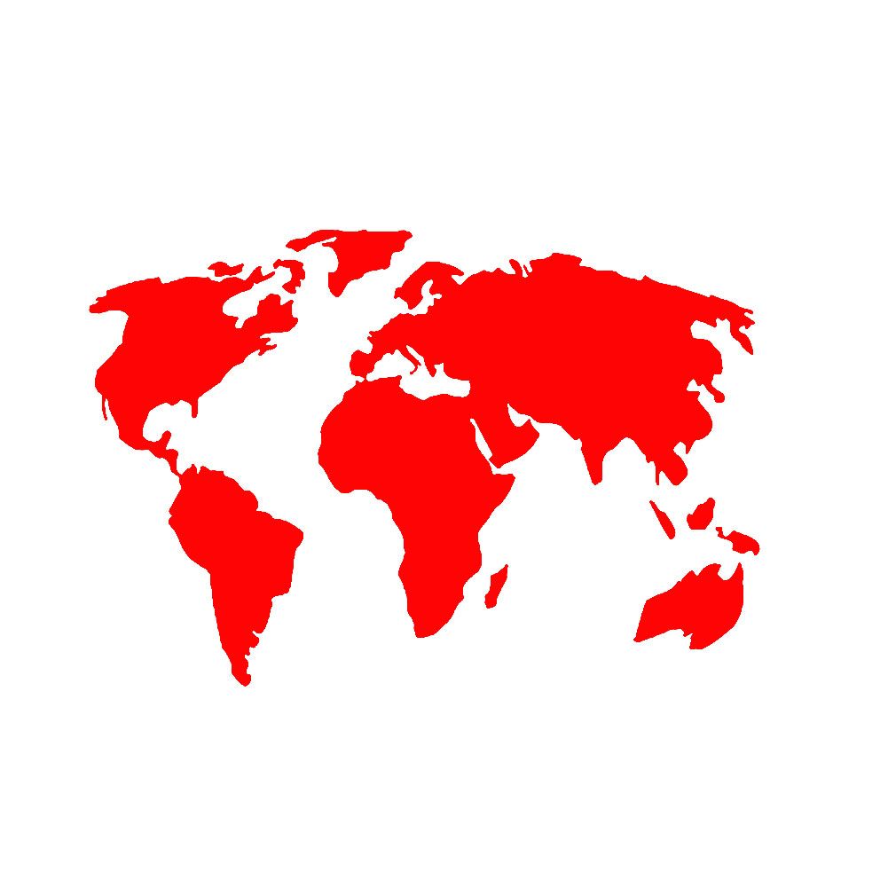 World Map Car-Styling SUV Truck Body Window Reflective Decals Sticker Decor