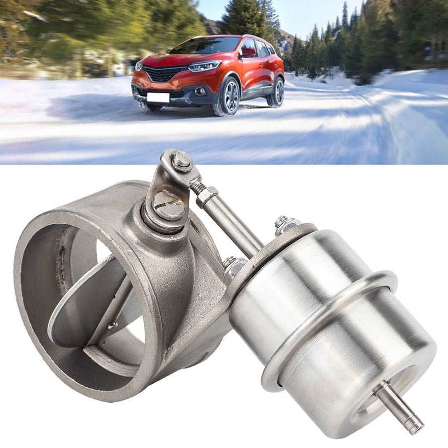 Yctze 2.5 Inch 63mm Universal Car Exhaust Control Valve Duokon Cutout Modified Tube Vehicle Accessory (Open)