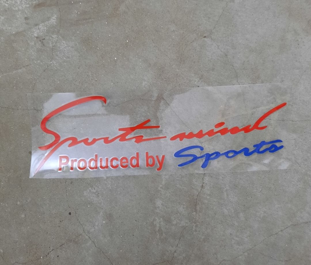 Car Styling Sports Mind Sticker Emblem Badge Decal Auto Headlight Bonnet Sticker - Car Accessories