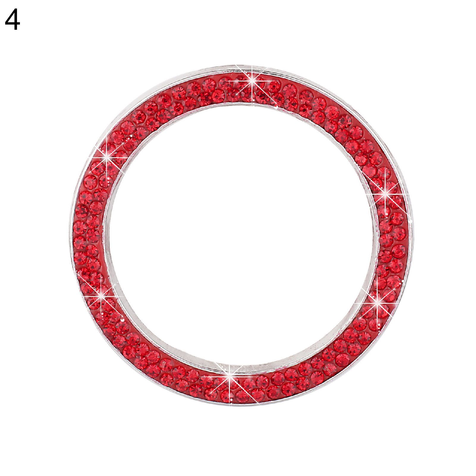 Ignition Button Trim Wear-resistant Car Ignition Push Button Ring Cover