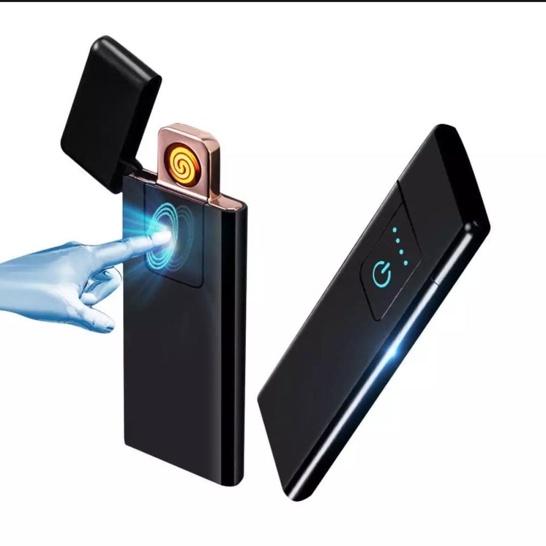 USB Rechargeable Fingerprint Electric Coil Lighter
