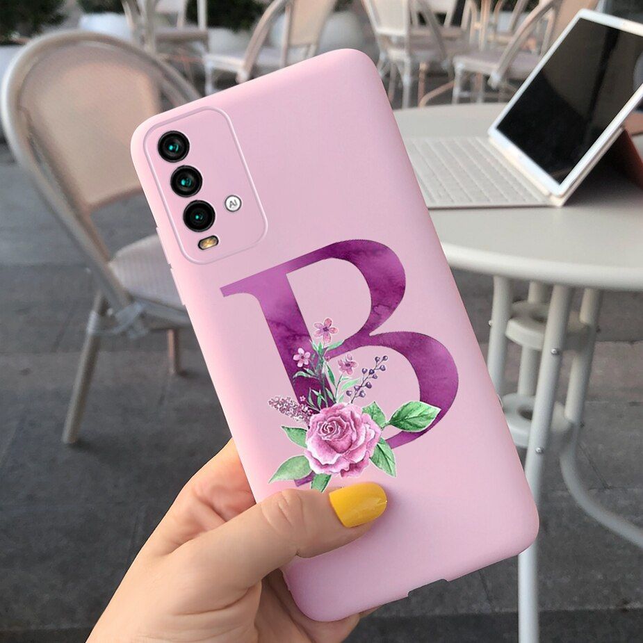 For Xiaomi Redmi 9T Case Cute Letters Soft Slim Phone Cases For Xiaomi Redmi 9T 9 T Back Cover Redmi9T Shockproof Bumper Housing