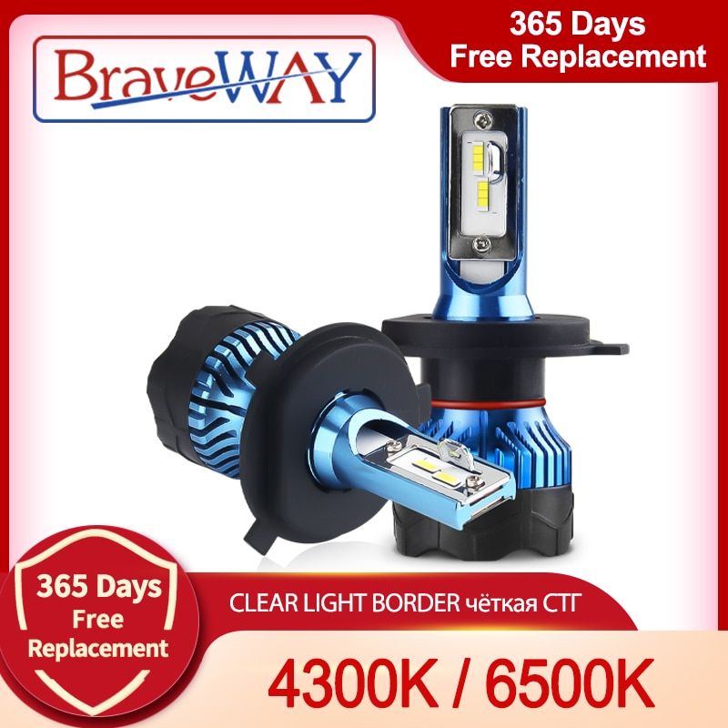 Way H4 Led Headlight LED Bulb for Car Fog Light Bulb H1 H3 H7 LED H11 9005 9006 HB3 HB4 12000LM 12V Diode Lamps 4300K/6500K-9005 HB3