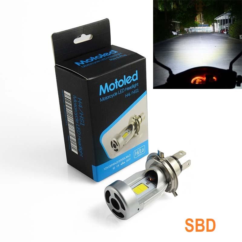 Motoled LED H4 Headlight bulbs For most Motorcycle