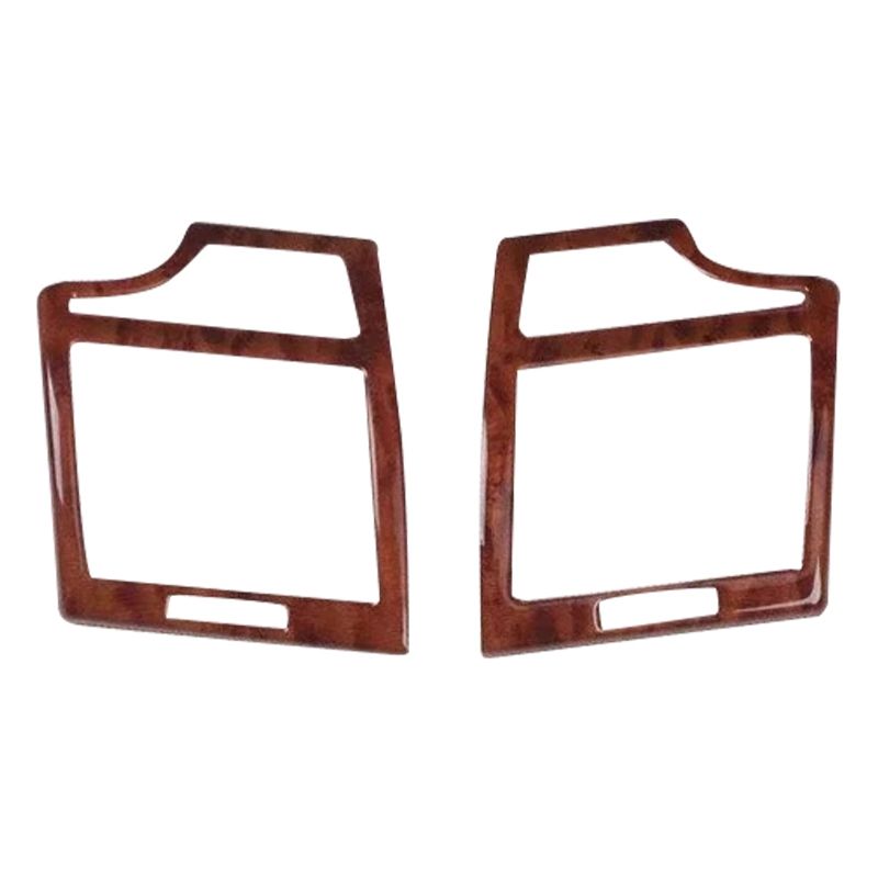 for TOYOTA Camry 2006-2011 2PCS Wood ABS Car Front Side Air Conditioning Vent Cover Trim Car Styling