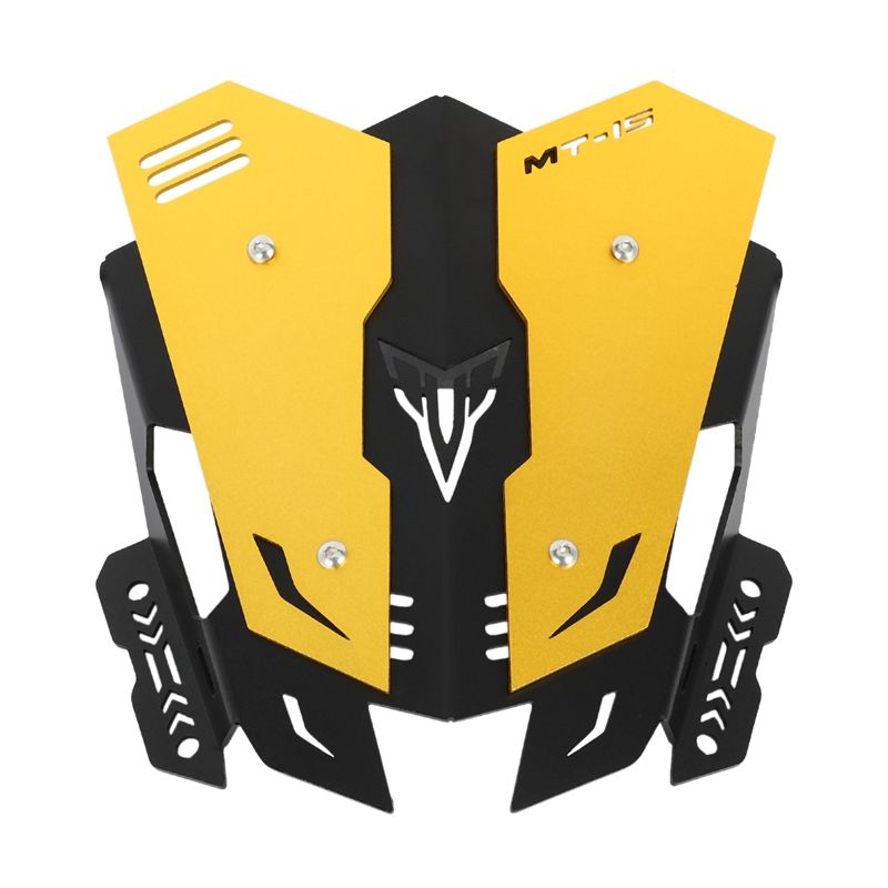 for YAMAHA MT15 MT 15 2018-2020 Motorcycle Windshield Windscreen Kit Deflector Accessories, aurum