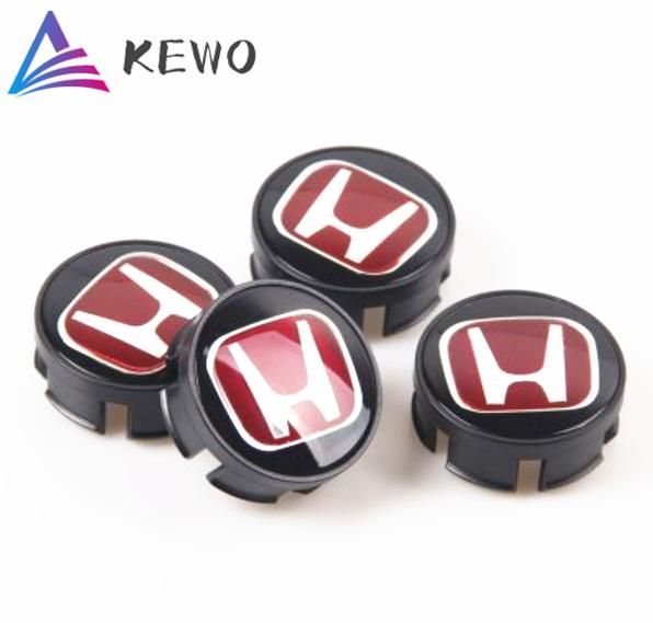 4PCS 69mm Badge Red Wheel Center Hub Cap Rim Cover Emblem Sticker For Honda CIVIC ACCORD ODYSSEY VEZEL CRV XRV SPIRIOR CRIDEN FD CRUSSTOUR
