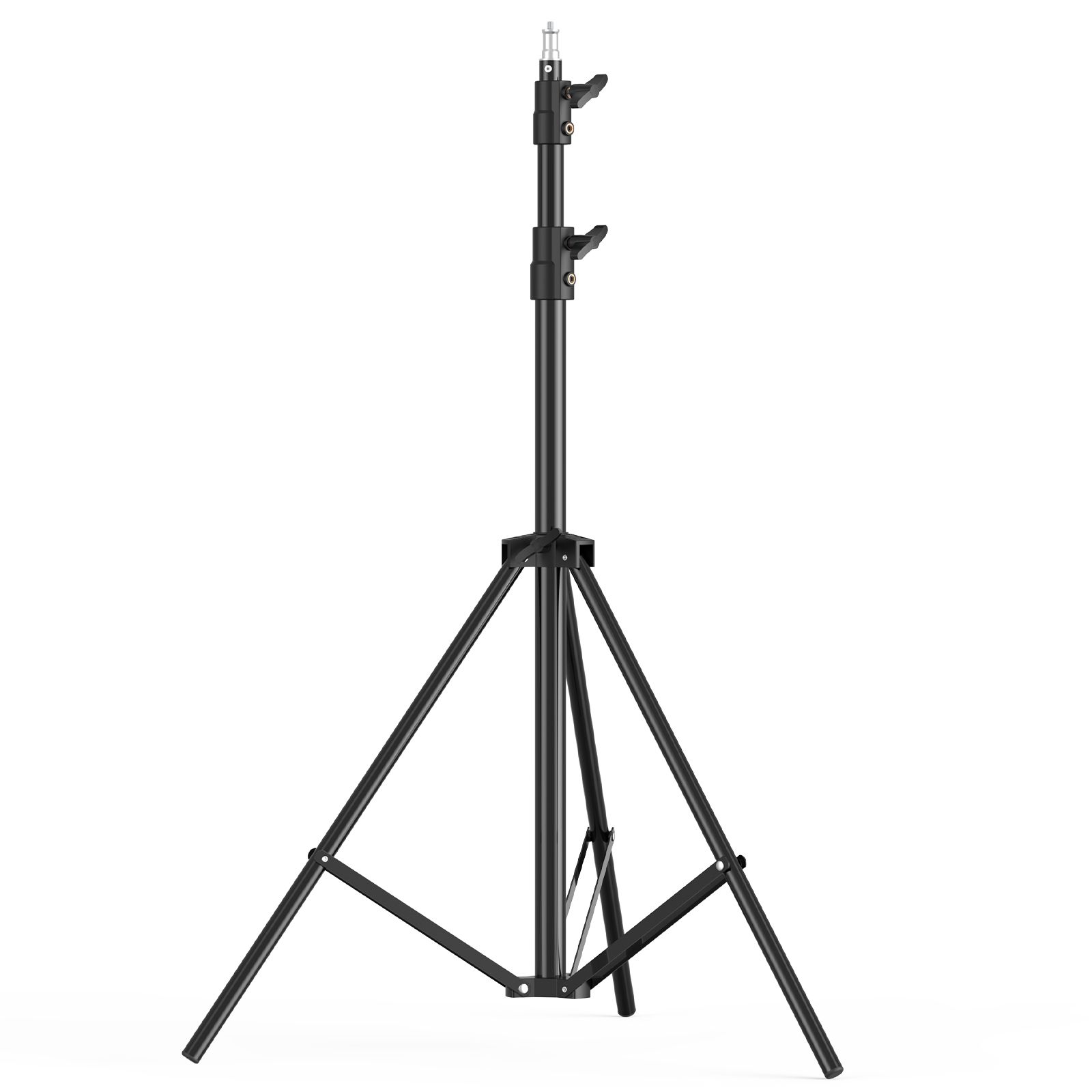 Portable Metal Light Stand Heavy Duty Adjustable Photography Tripod Stand Max. Height 200cm/78.74in with 1/4 Inch Screw for Photo Studio Reflector Softbox LED Video Light Ring Light