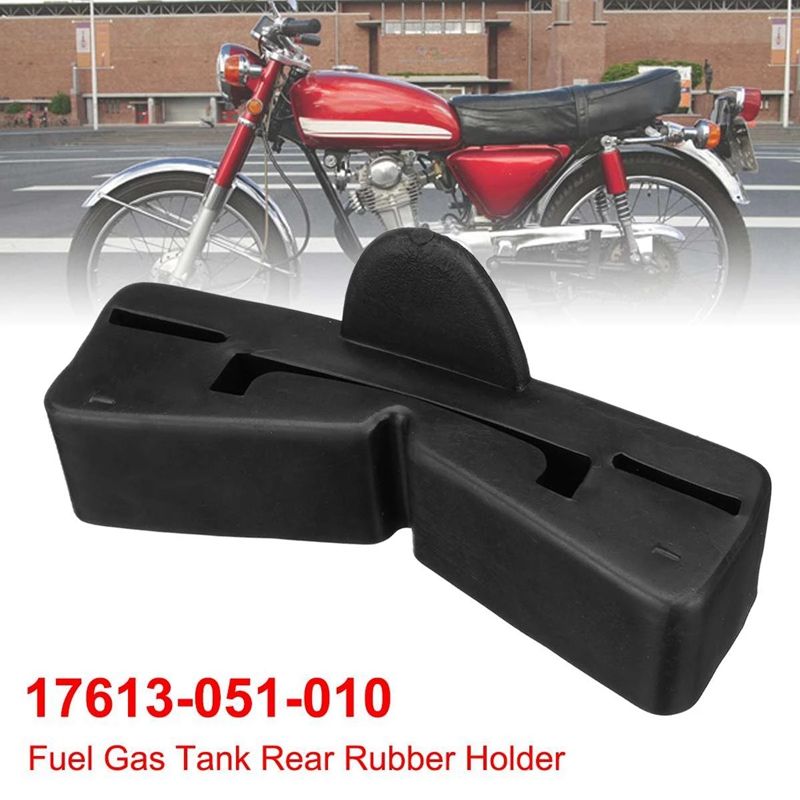 Black Rubber Fuel Gas Tank Rear Cushion Pad for Honda CL SL XL CB 100 17613-051-010