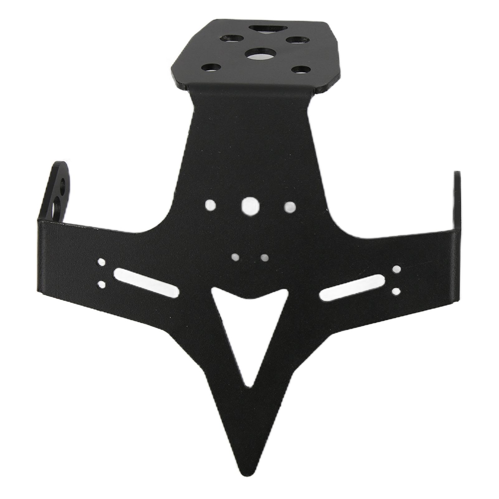 Romeng La Motorcycle License Mount Plate Holder Bracket with LED Light Replacement for NINJA ZX‑25R 2020‑2021