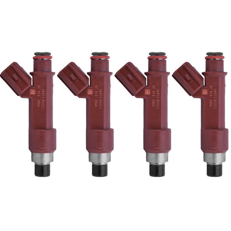 4 Pcs 23250-22090 Fuel Injector Nozzle for Toyota Corolla ZZE142 1ZZFE Matrix 2004-2008 1.8L 23209-22090 23209-0D050