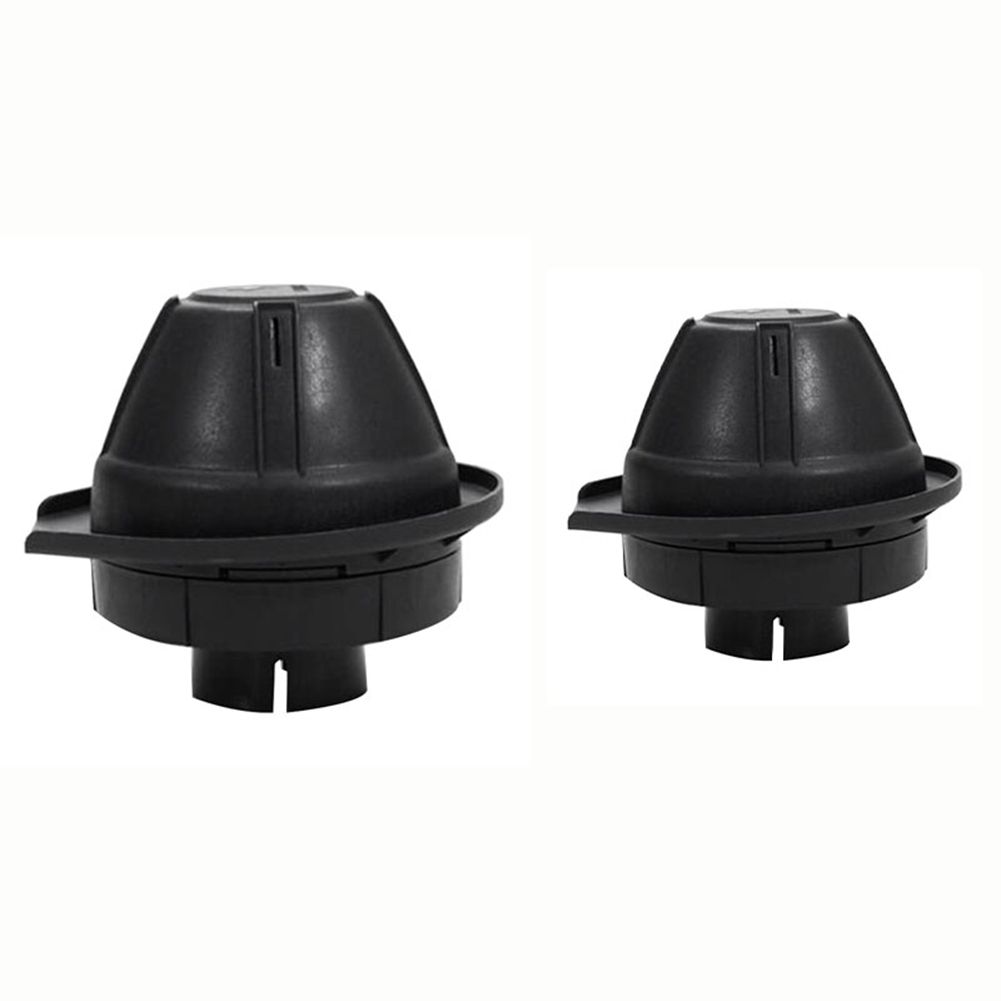 2 Pcs Replacement Snorkel Ram Air Intake Cap Pre-Cleaner Snorkel Mushroom Head Part, 3.5 Inch 85Mm & 3 Inch 77Mm - Black