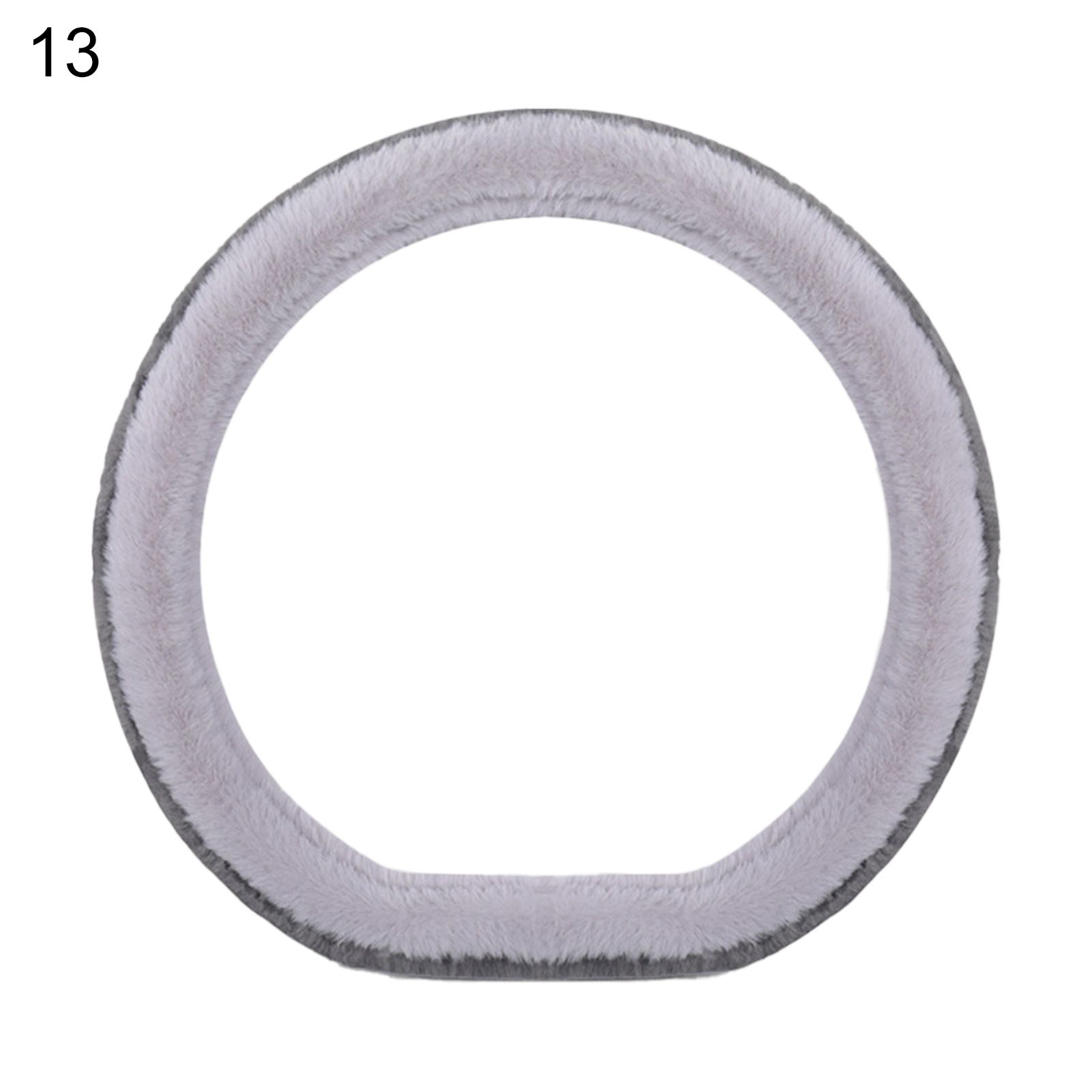 Steering Wheel Cushion Scentless Solid Color Auto Steering Wheel Case