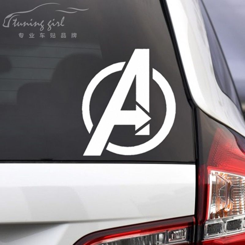 Car Stickers Marvel The Avengers SHIELD Creative Decoration Decals For Windshield Fuel Tank Cap Auto Tuning Styling Vinyls D10