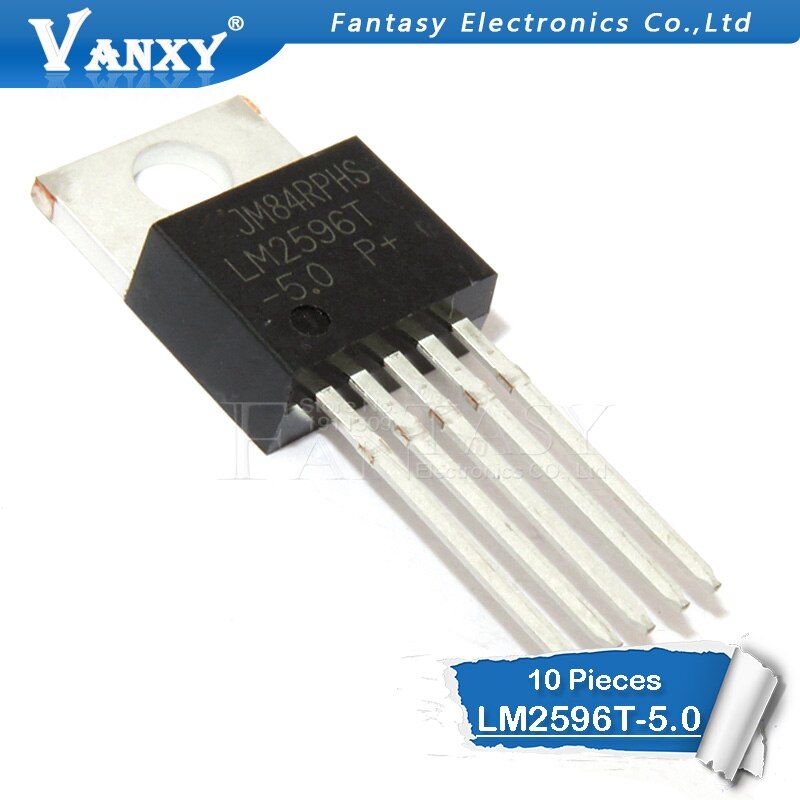 10pcs LM2596T-5.0 TO220-5 LM2596 LM2596T TO-220 LM2596-5.0 LM2596T-5