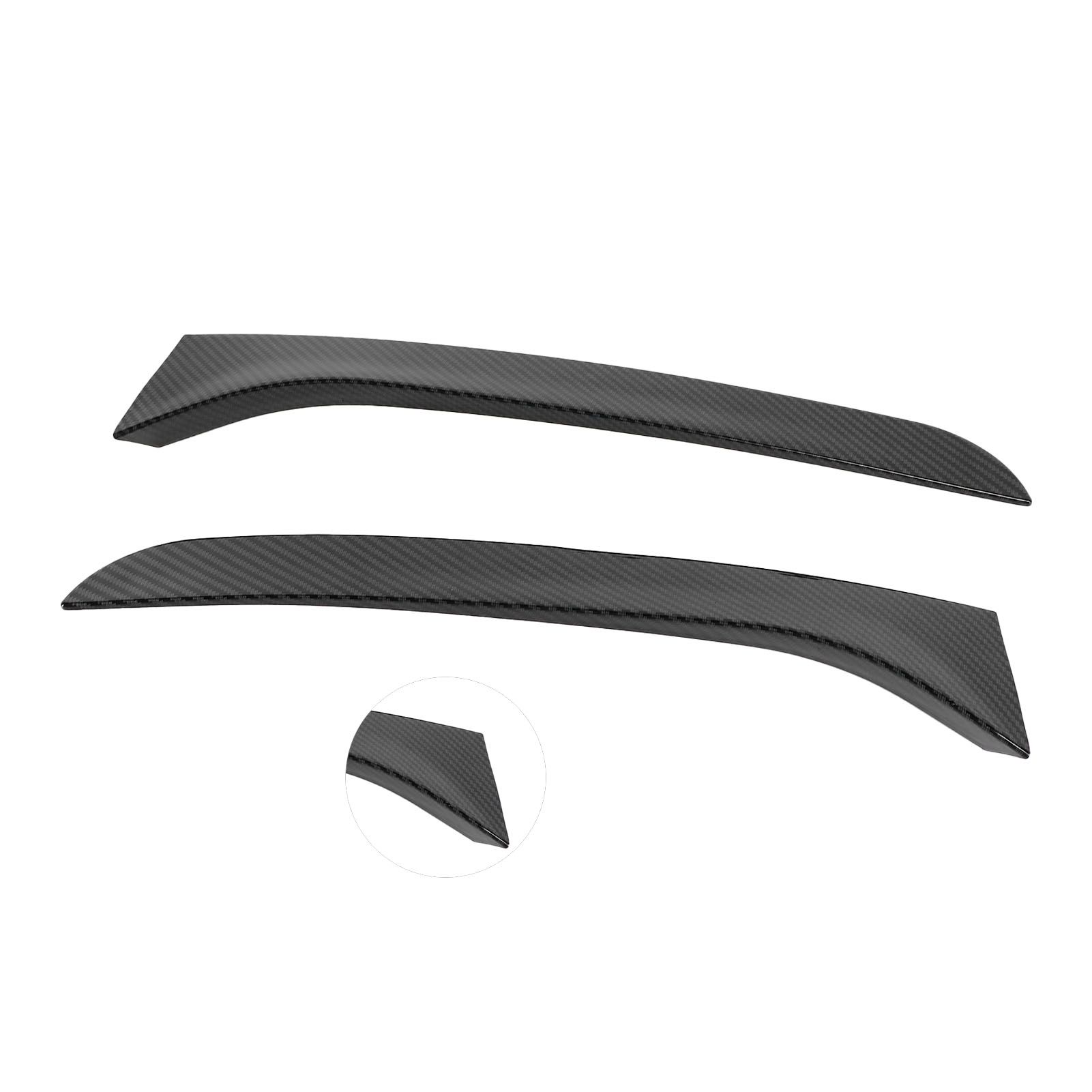 2pcs Rear Window Side Spoiler Wing Carbon Fiber Style For B7 Variant Wagon