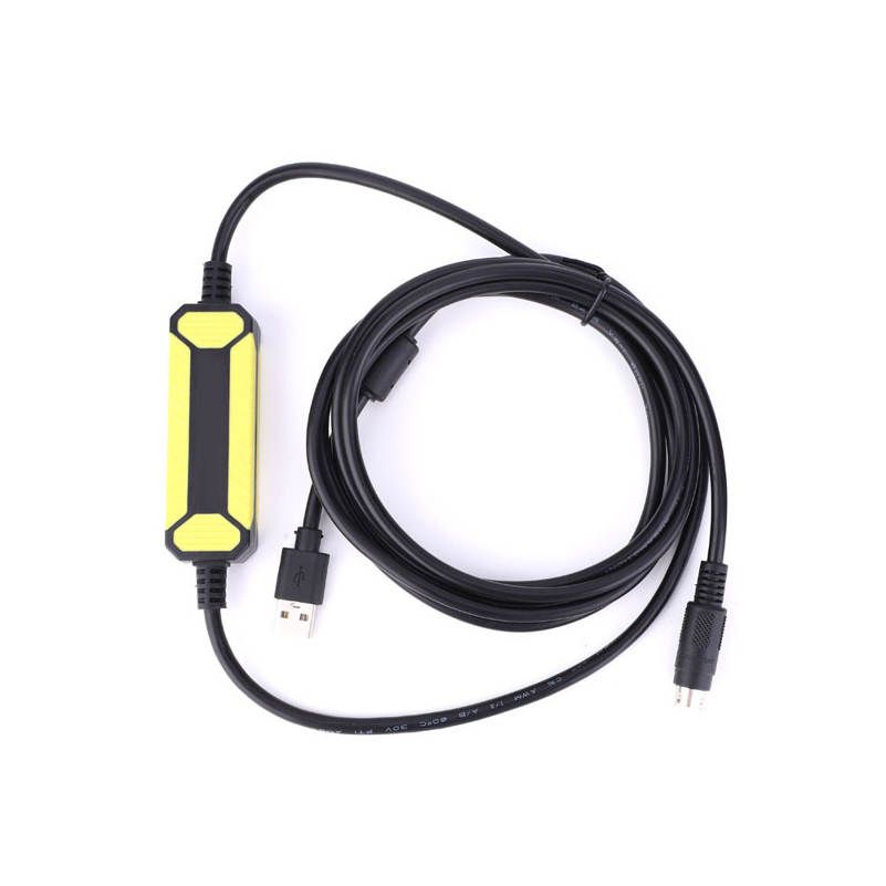 PLC Programming Cable Fit for FX1S/1N/2N/3U FX Series USB-SC09-FX 2.5 Meters