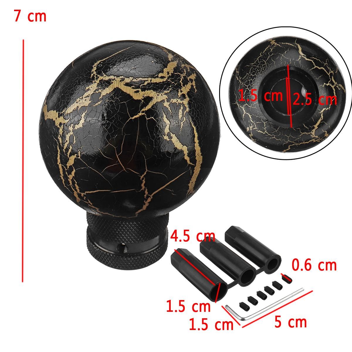 【FlexibleSupply】Universal Car Auto Vehicle Gear Shift Knob Round Ball Shape Shifter Lever Metal