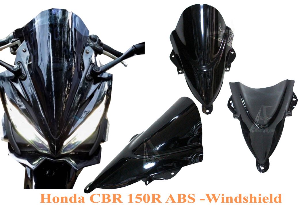 Motorcycle Windshield Windscreen Honda CBR 150 ABS  dark smoke