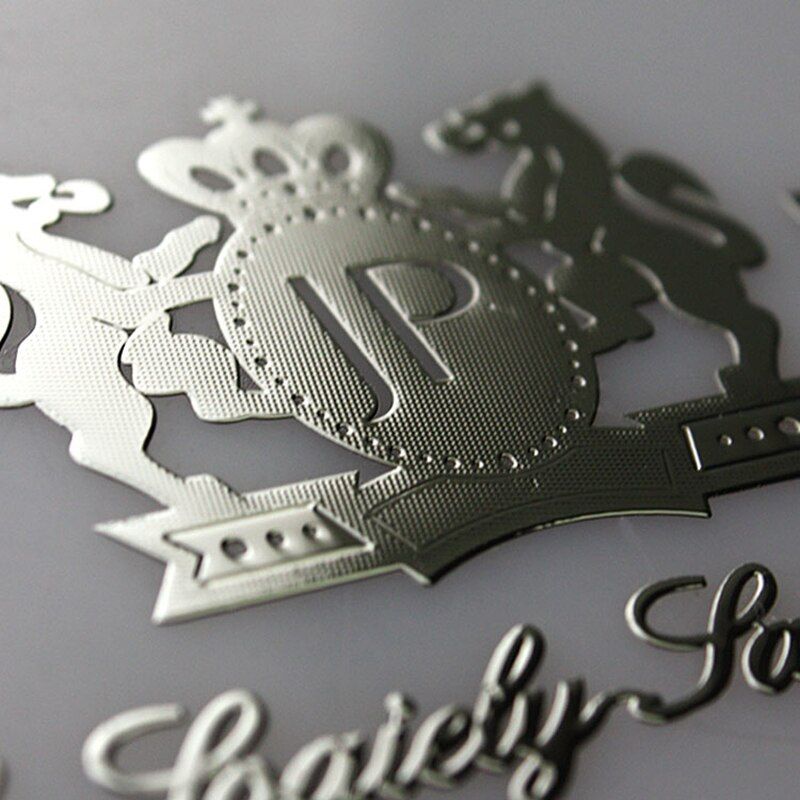 5/10/12/18cm Long Thin Metal JP Junction Produce Labelling Car Styling Refitting Emblem Handle Wiper Tank Sticker for VIP Cars