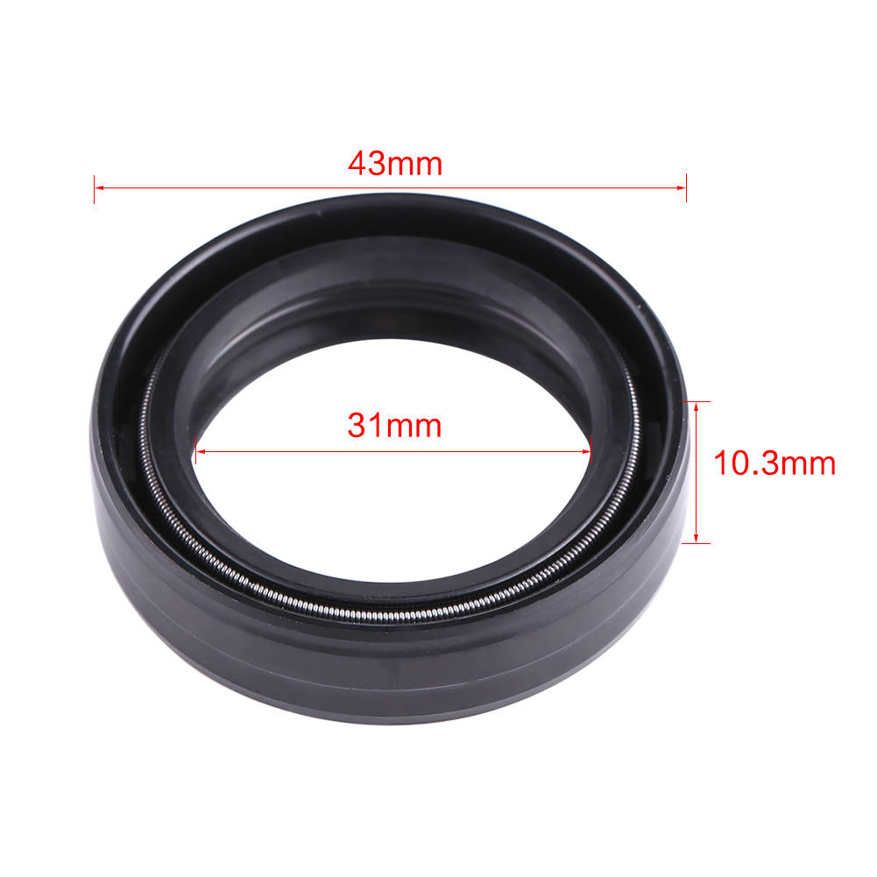 Motorcycle Front Fork Oil Seal 31 mm x 43 10.3 & Dust Boot Kit Rubber US