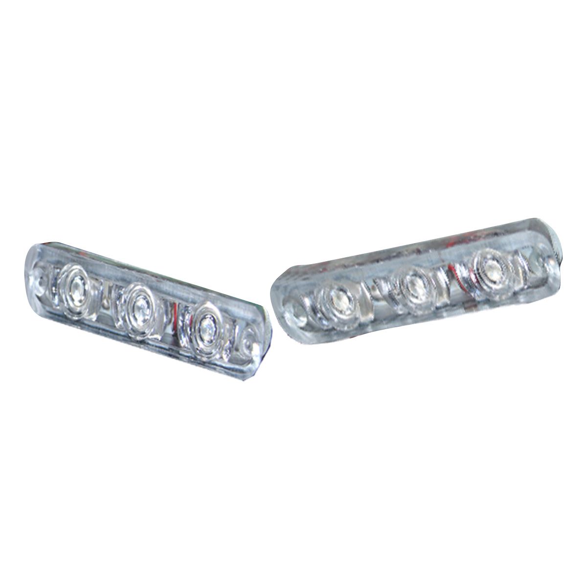 Car-Styling 2X3 led Strobe Flash Warning Light
