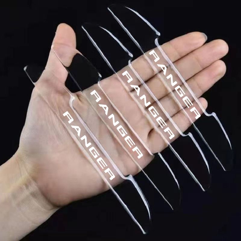 4pcs Car door Prevent impact strip for ford ranger wildtrak F-100 ER, EQ, R Crew Cab