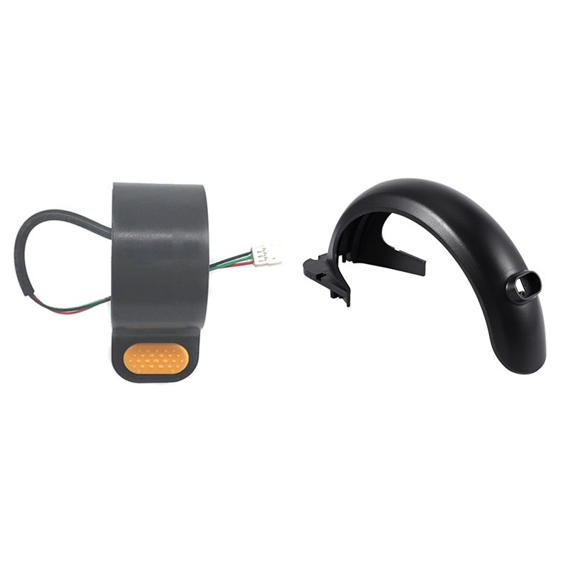 1 Pcs Rear Mudguard Tyre Splash Guard Replacements & 1 Pcs Hoverboard Throttle Booster Accelerator