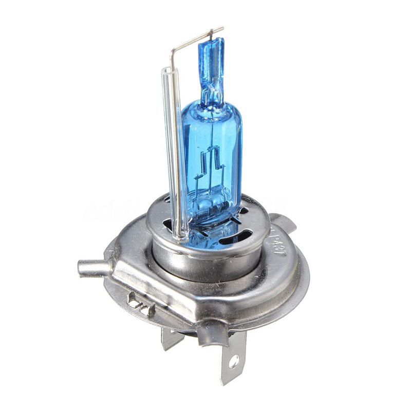 H4 35W Xenon HID Headlight Halogen Light Bulb Lamp Hi/Lo Beam Super White 6000K