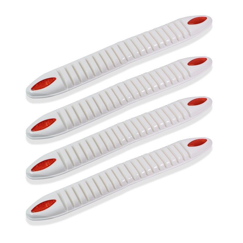 4PCS  Shape Car Sticker Bumper Scratch Protection Car Front/Rear Edge Corner Guard Scratch Protection car Decoration Strip