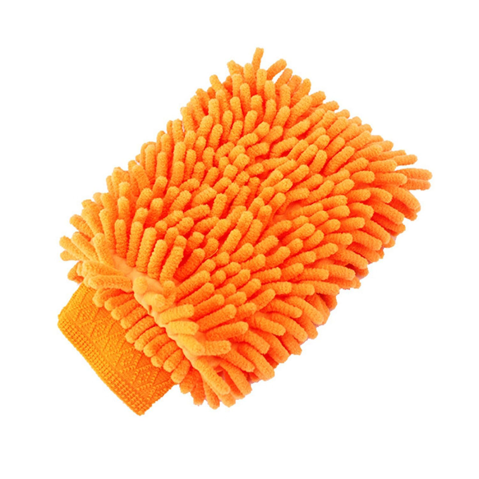 1PCS Car Wash Mitt Chenille Microfiber Premium Scratch-Free Car Wash Glove Sponge