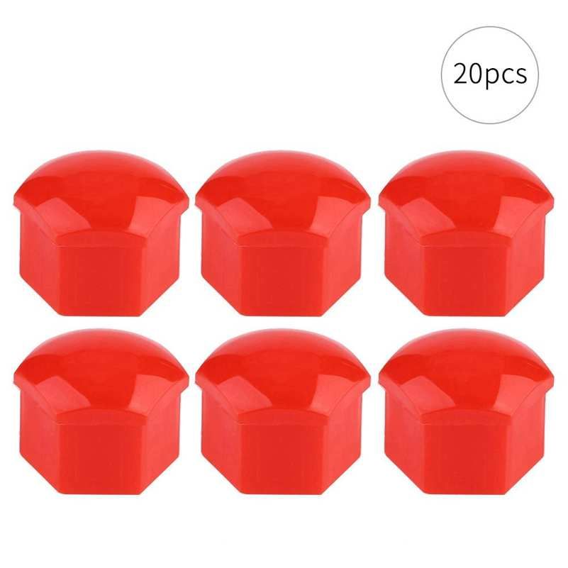 Wheel nut rim cap 20 pcs bolt protection Anti-theft Auto hub Suitable for wheels 21mm bolts