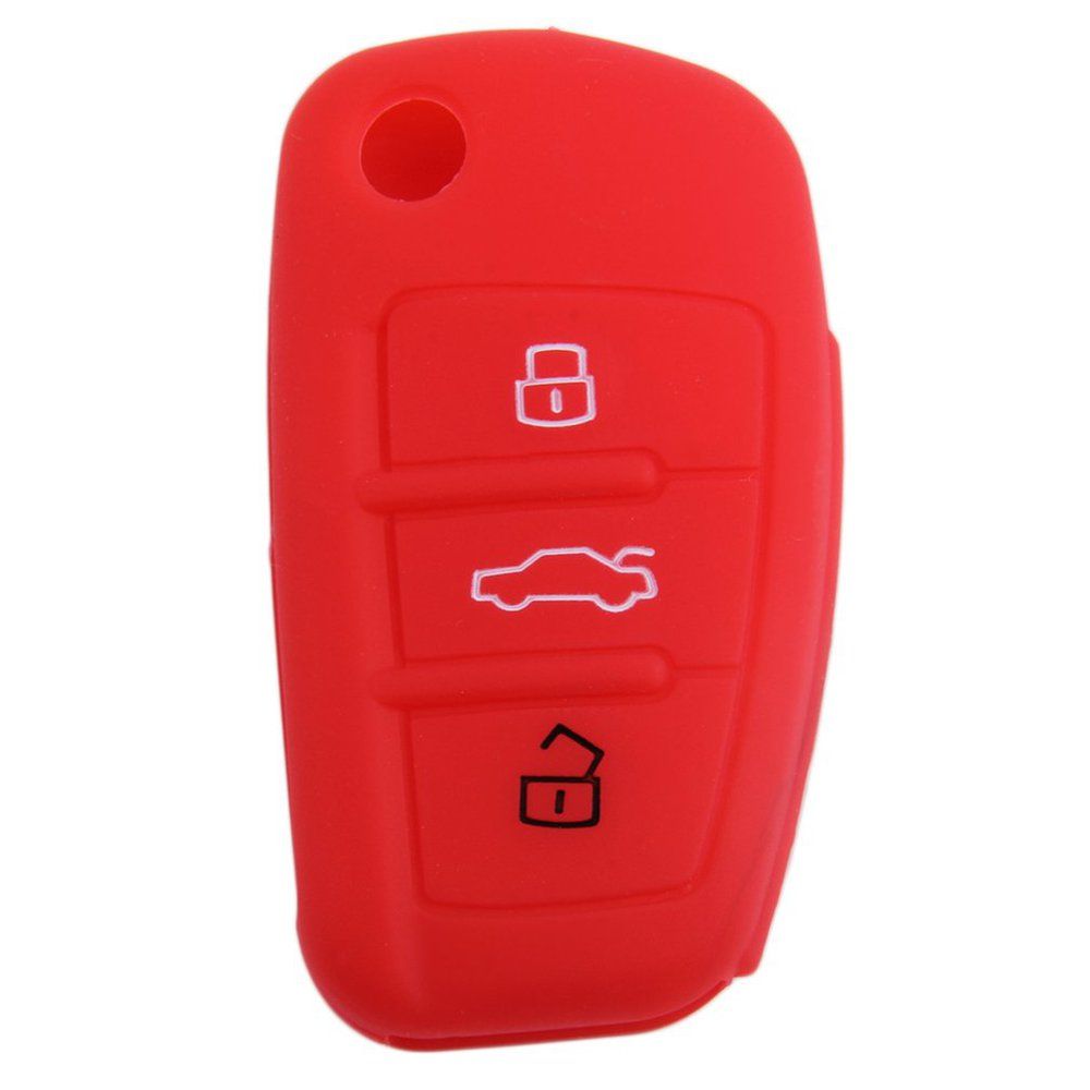 Folding Car Key Cover Full Set Remote Key Cover Case For Audi Car Accessories