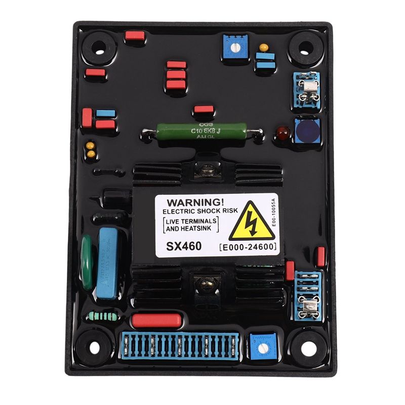 BRADOO-AVR SX460-A SX 460-A 460 with Red Capacitor Soft Glue Better Quality Accessories Automatic Voltage Regulator for Generator