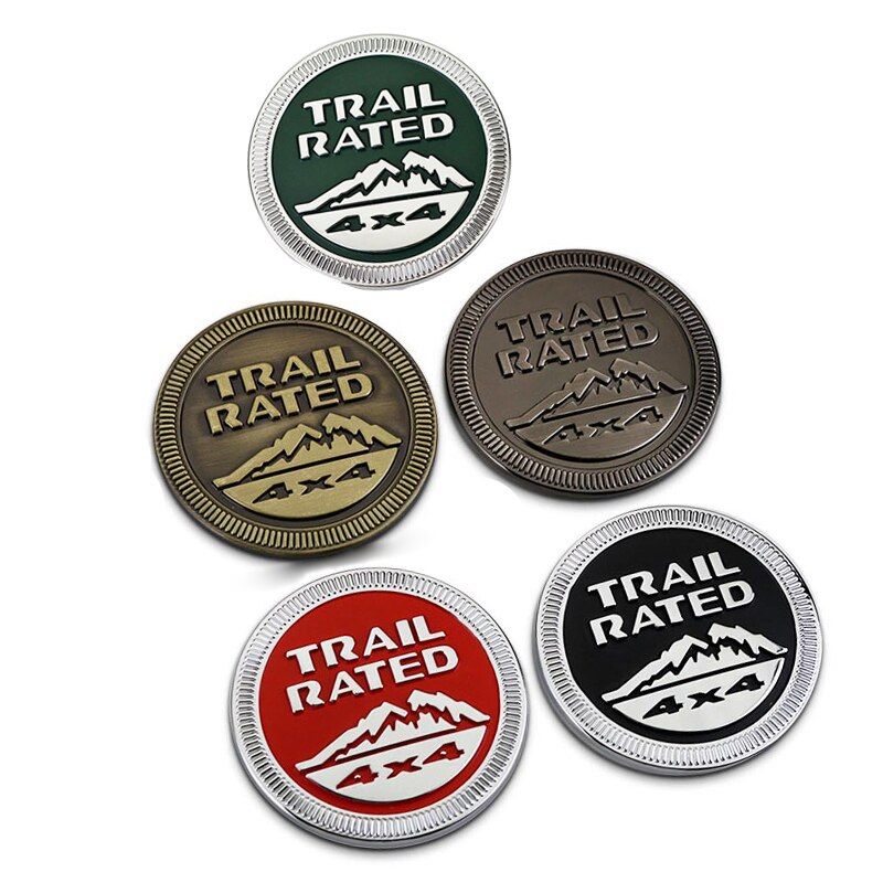3D Car Sticker 4X4 Off-Road Vehicle Emblem Badge Decals For Jeep Wrangler JK TJ Compass Grand Cherokee Patriot Liberty Renegade