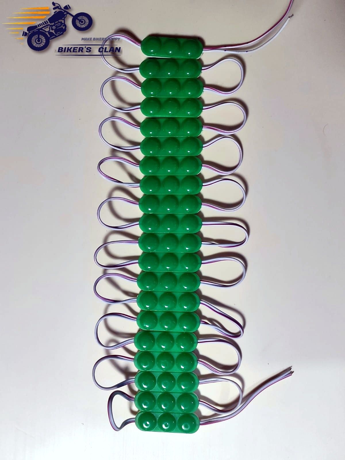 Engine Light Strobe 3 Led King- Green 2PCS