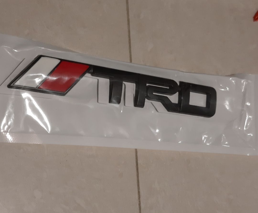 Car Monogram Logo-TRD Black