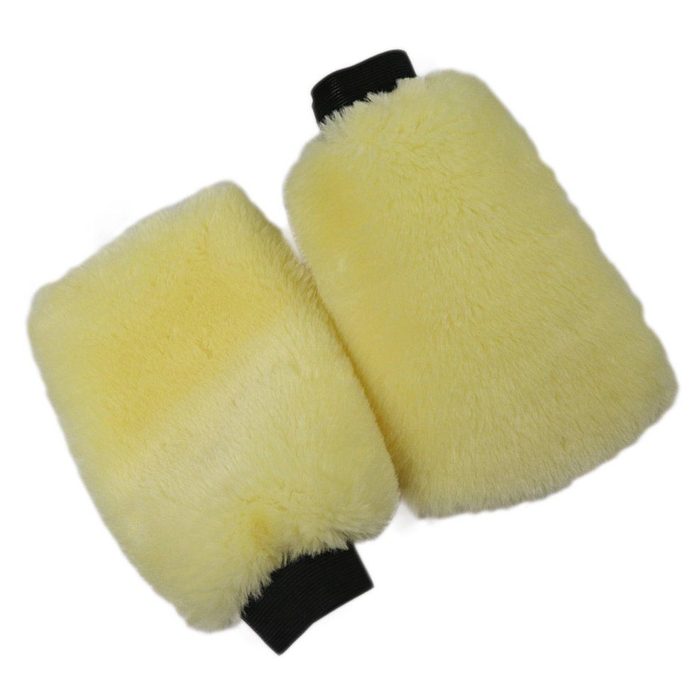 Car Wash Wool Gloves Wool Velvet Waxing Thick Double-Sided Gloves