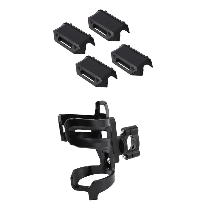 Motorcycle Engine Guard for Bmw R1200Gs Lc Adv F700Gs F800Gs(Black) & Motorbike Cup Bracket