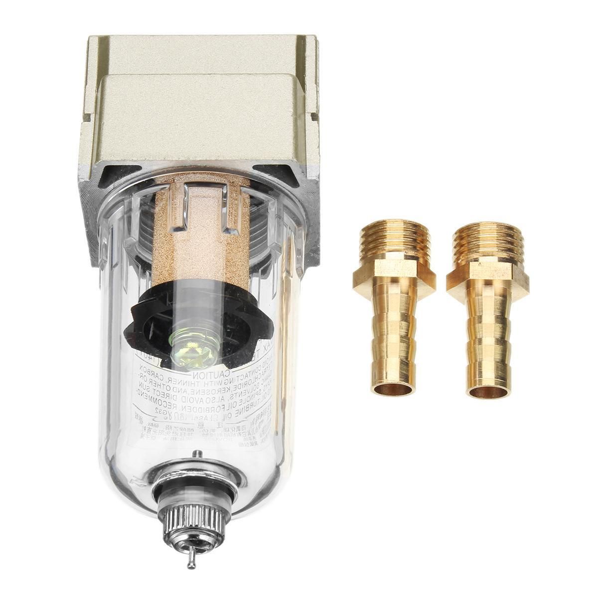 New Universal Engine Oil Catch Tank Reservoir Can Filter Replacement w/ 2 Connector Tube 8mm