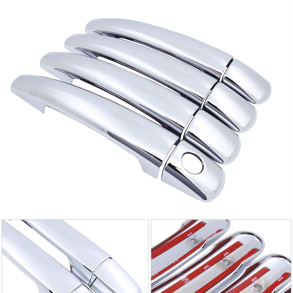 Chrome Car Door Handle Cover for Peugeot 207 cc sw 2006~2014 Trim Set Exterior Accessories 2007 2008 2009 2010 2011 2012 2013