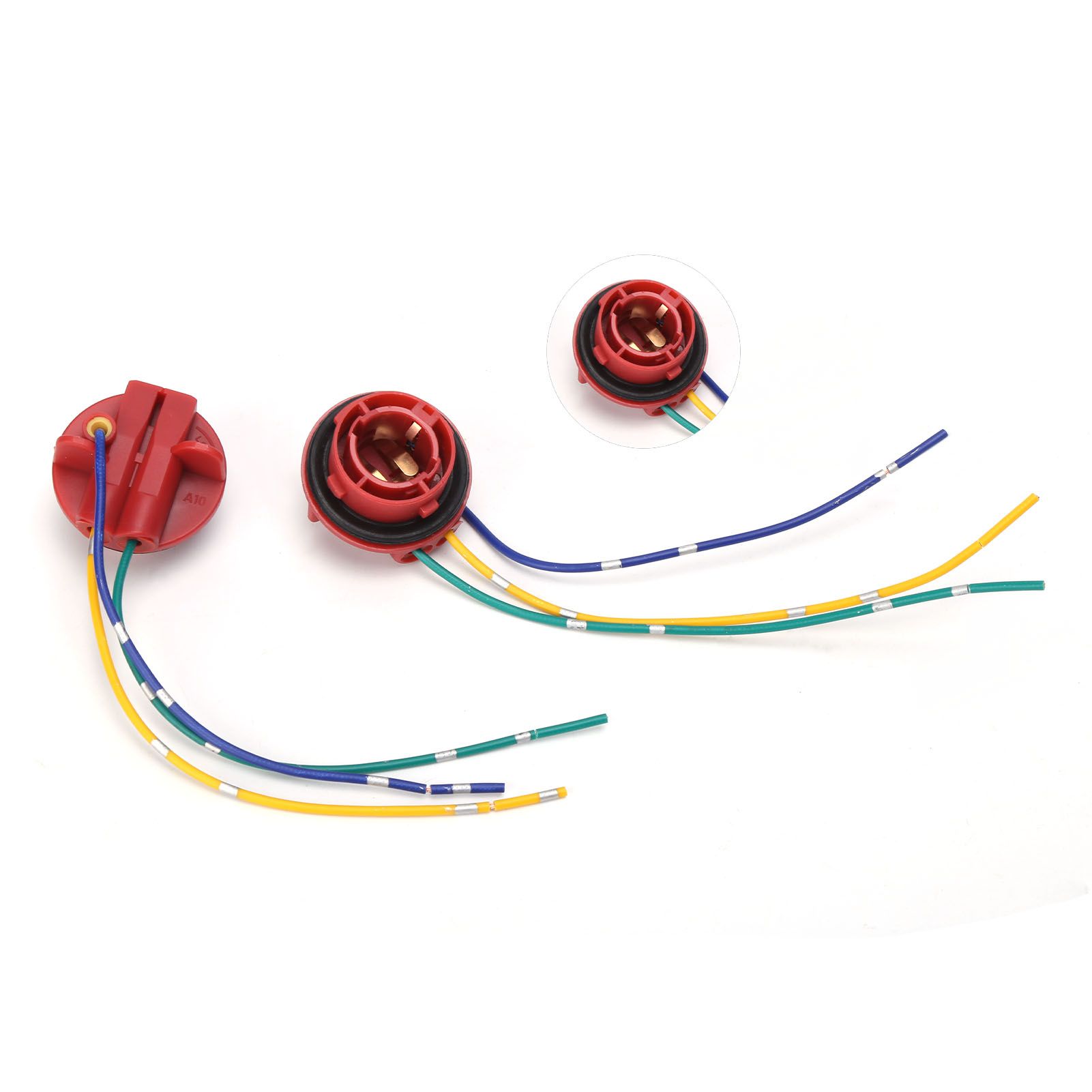 Bulb Adapter 2pcs 12V 1157 LED Wiring Harness Socket For