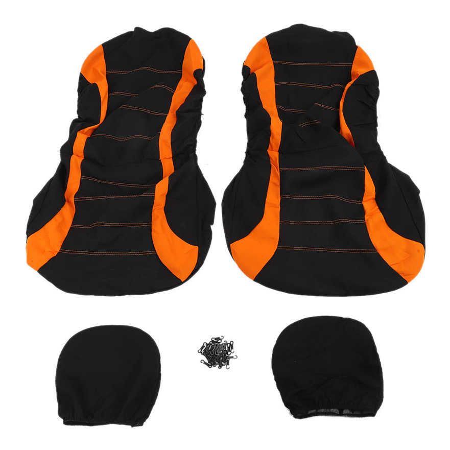 Universal Car Covers Kit 4pcs/Set Head Rest Protectors Set Interior