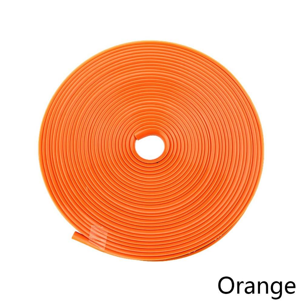 8M / Roll Rim blades Car Vehicle Color Wheel Rims Protectors Decor Strip Tire Guard Line Rubber Mounding Trim Tire Guard Line