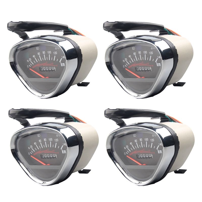 4X Motorcycle Meter Odometer Gauge Backlight LCD Digital Indicator Instrument for Vintage Honda DAX 70 Jialing70