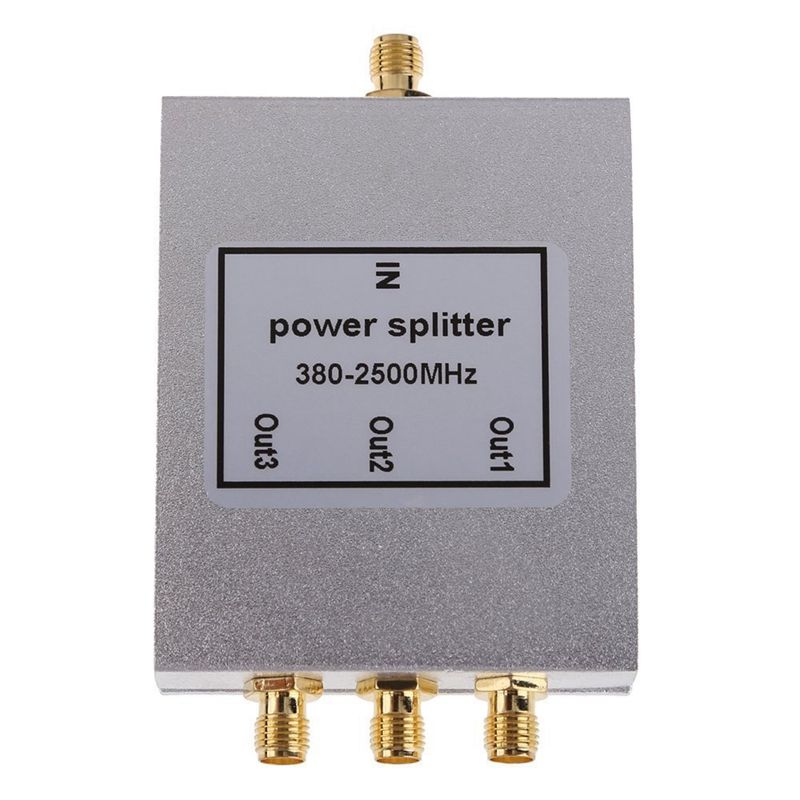 3 Way SMA Power Splitter 380Mhz-2500MHz,SMA Female Power Divider Signal Cable Splitter Female Divider