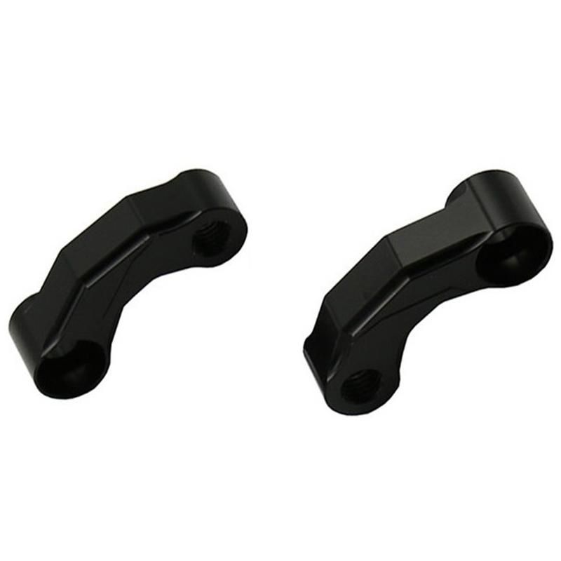 Motorcycle Mirror Riser Extension Bracket Adapter For Bmw R1200Gs Lc/Adv 13-18 R Ninet/R1200R Premium Cnc Aluminum Alloy Black