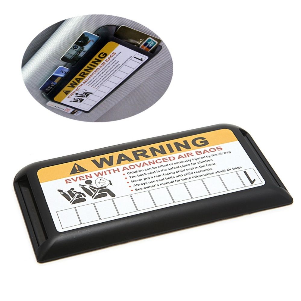 Car Visor Organizer Universal High-speed IC Card Clip Car Parking Holder - intl